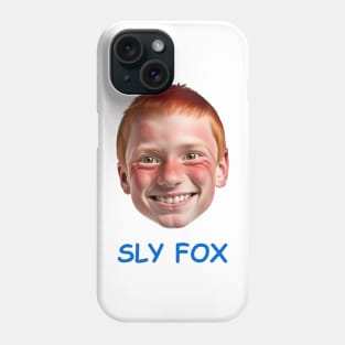 SLY FOX™  (Blue Text) Phone Case