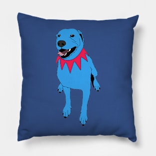 Grateful Dawg Blue Pillow