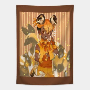 Fruity Wild Dogs Tapestry