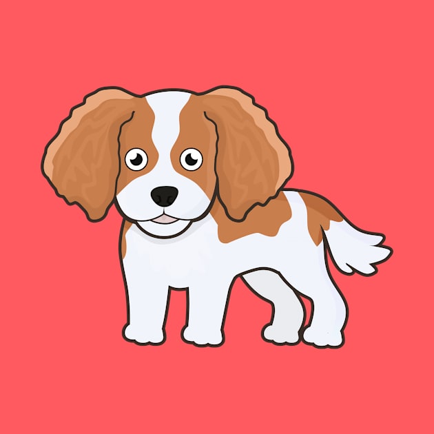 Kawaii Cavalier King Charles Spaniel by KawaiiNir