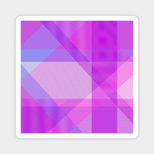 Abstract Lines - Bi Colors Magnet