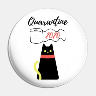 Quarantine with my Cat 2020 Pin