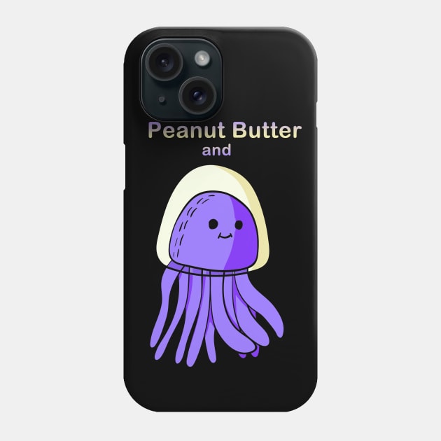 Peanut Butter And Grape Jelly Fish Phone Case by TLSDesigns