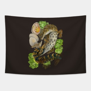 Slender Snouted Crocodile Tapestry