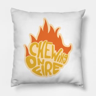 Chewing on Fire - Drayton Farley Pillow