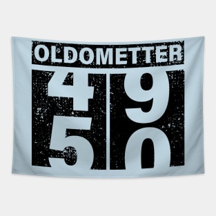 Oldometter 49 50 Birthday Gift Idea Tapestry