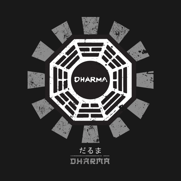 Dharma Initiative Lost Retro Japanese by Nova5