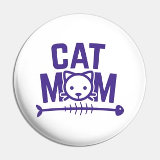 Cat Mom Pin