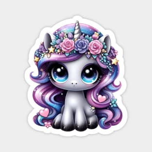 Y2K glitter pony unicorn Magnet