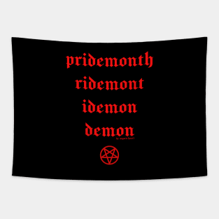 Pride month demon Tapestry