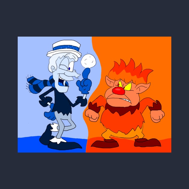 miser brothers cartoon by coronagilo