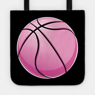 Basketball Pink Ball Tote