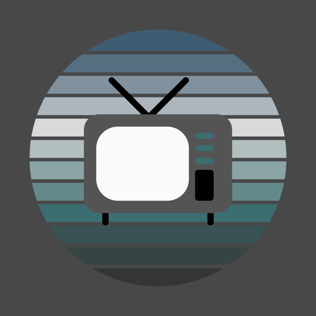 Sunset Retro TV by WearablePSA