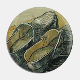 A Pair of Leather Clogs by Vincent van Gogh Pin