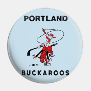 Classic Portland Buckaroos Hockey 1960 Pin