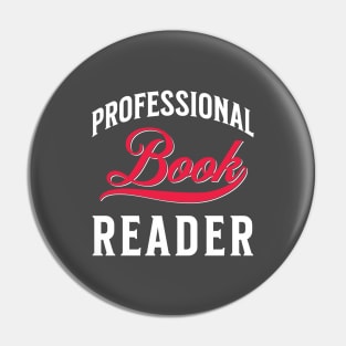 Professional Book Reader Pin