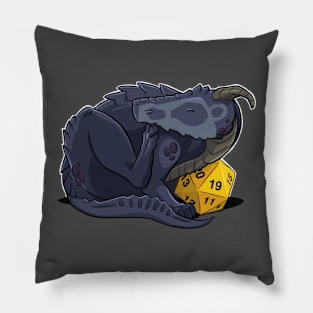 Black Dragon - D20 Pillow