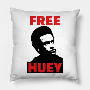 Free Huey, Black History, Civil Rights Pillow