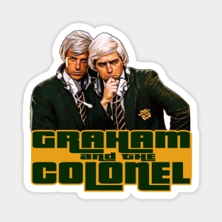 Retro Oz TV - The Late Show - GRAHAM & THE COLONEL Magnet