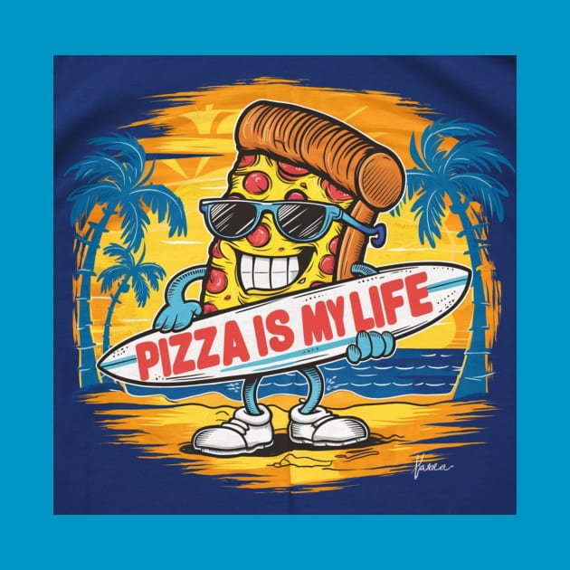 Pizza is my life by Mkt design