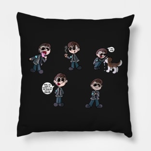 connor stickers Pillow