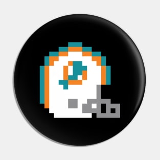 8 Bit Miami Dolphins Helmet Pin