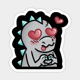 Magzzilla Love Emote Magnet