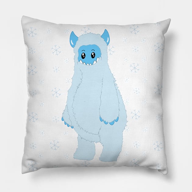 Yeti Pillow by PinkyLewo