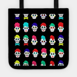 Day of the Dead pattern  skulls Tote