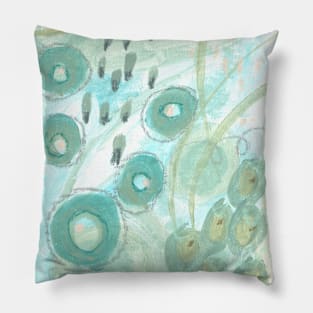 Art Acrylic artwork abstract painting Pillow