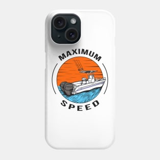 Speedboat Motorboat Racing Boat Captain Phone Case