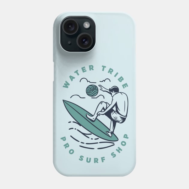 Water Tribe Pro Surf Shop Phone Case by spacesmuggler