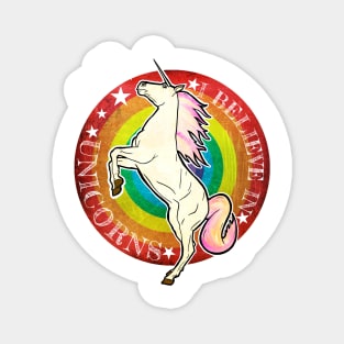 I Believe in Unicorns Magnet