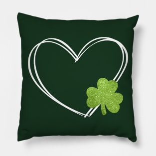 Shamrock Heart Pillow