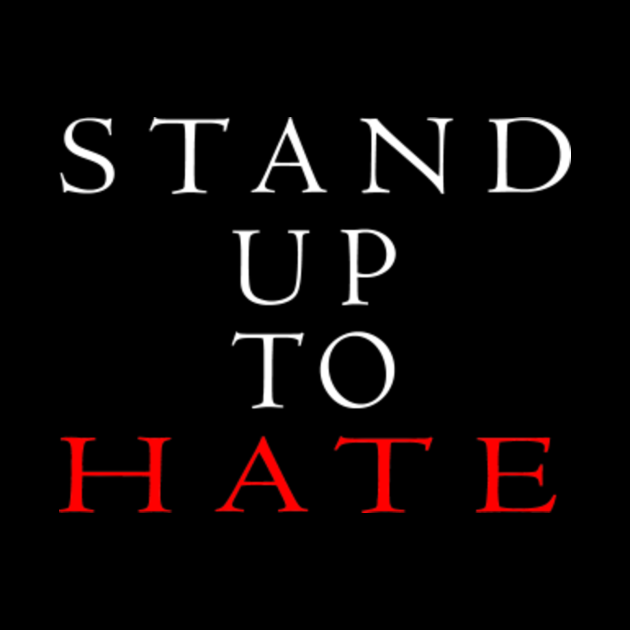 Stand up to hate No Hate Mask TeePublic