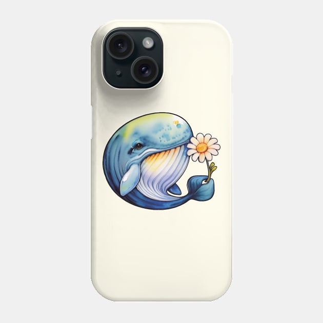 The scent of a daisy Phone Case by Moxis Watercolor