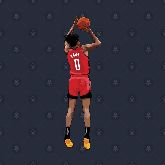 Jalen Green Vector Shot by qiangdade