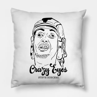 Steve Buscemi Crazy Eyes Pillow