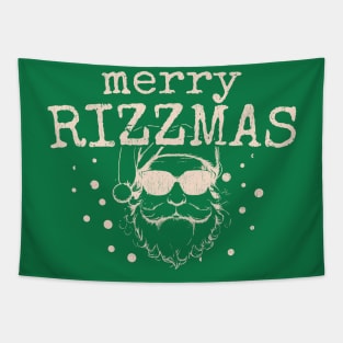 Merry Rizzmas offensive christmas Tapestry