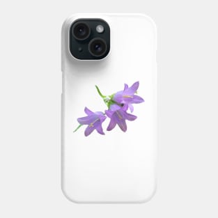 Purple Grey Nettle Leaved Bellflower Phone Case