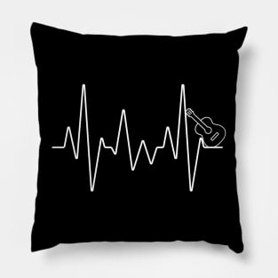 Guitar heartbeat Pillow