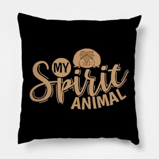 My Spirit Animal Lemming Rodent Pillow