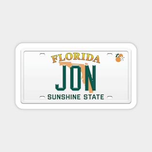 Jon License Plate - FL Magnet
