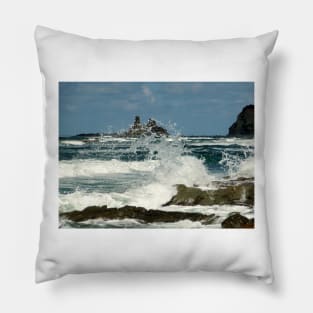 Eagle's nest  from the beach Pillow