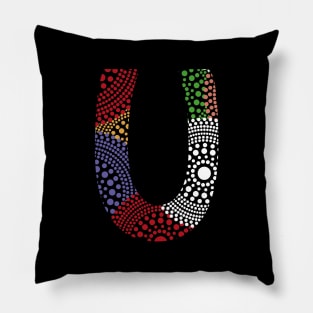 U Aboriginal Art Pillow