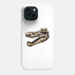 Dinosaur Skull Baryonyx Sticker Phone Case