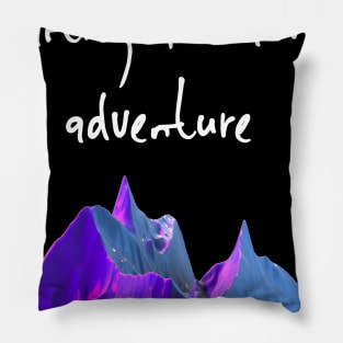 Waiting for an adventure Pillow