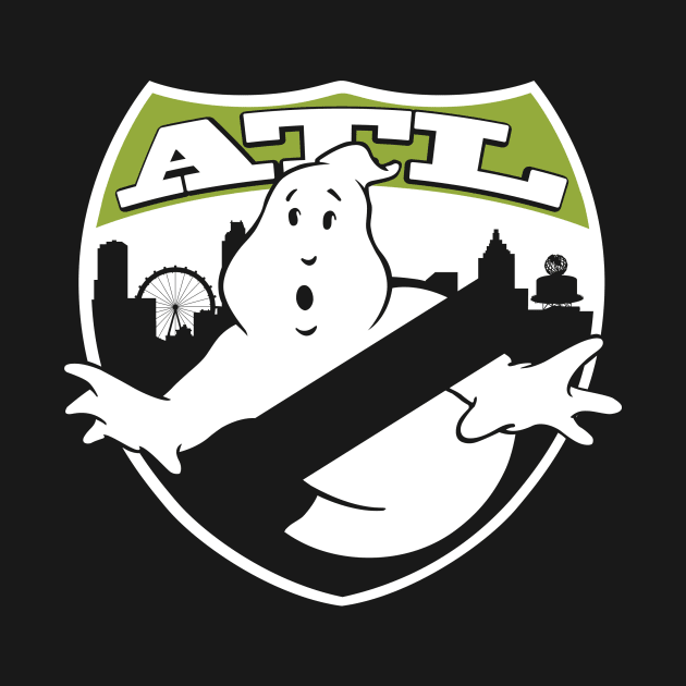 ATL Ghostbusters Stylized, Dark Transparent + Green by ATLGhostbusters