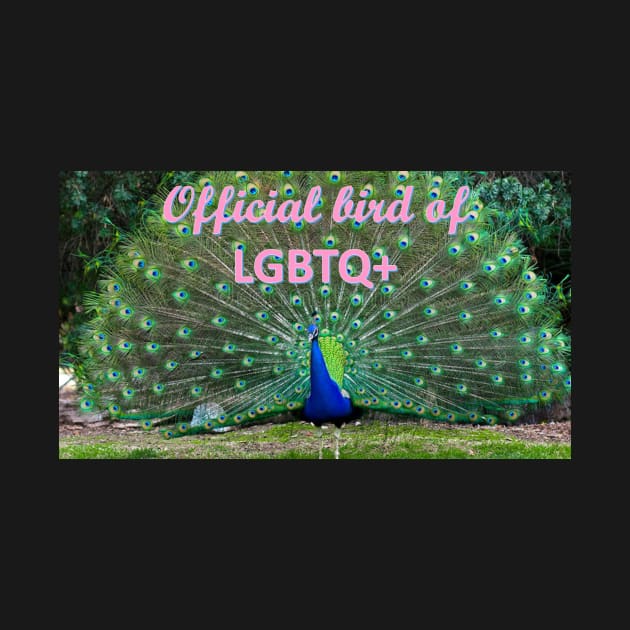 Gay Pride LGBTQ+ Official Bird by Battlefoxx Living Earth