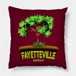 Fayetteville Georgia Pillow